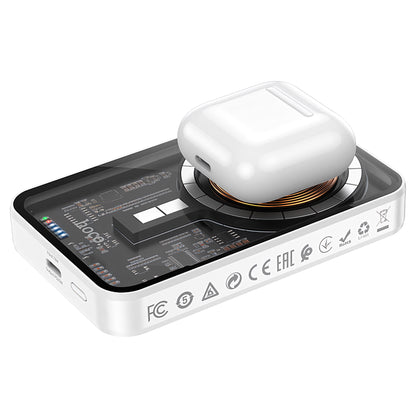 Hoco Q10A Transparent Wireless Charging Powerbank